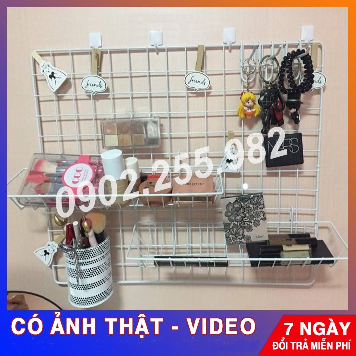 [THANH LÝ] COMBO 1 GIỎ ĐẠI, 1 GIỎ NHỎ, 1 THANH ĐỂ ĐỒ + 10 KẸP GỖ NHIỀU MÀU SẮC LỰA CHỌN