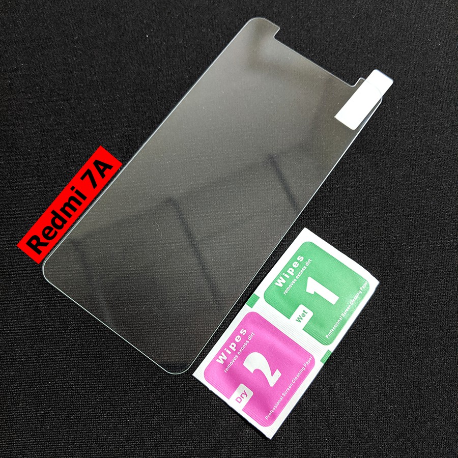Bộ ốp lưng giả da kính cường lực Xiaomi Redmi 7A
