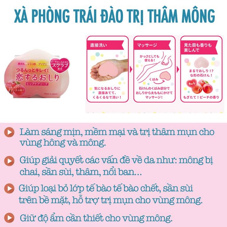 Xà phòng làm giảm thâm mông Pelican For Back Nhật Bản