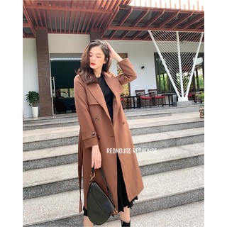 ÁO MANGTO KAKI DÁNG DÀI- ÁO TRENCHCOAT DÁNG DÀI