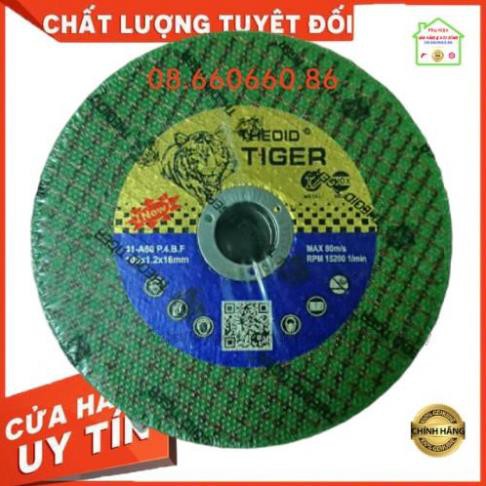 Lưỡi Cắt Sắt, Cắt Inox TIGER 105mm [LOẠI TỐT] 1 Tấc Hàng Chính Hãng - Cao Cấp [ BH 12T ]