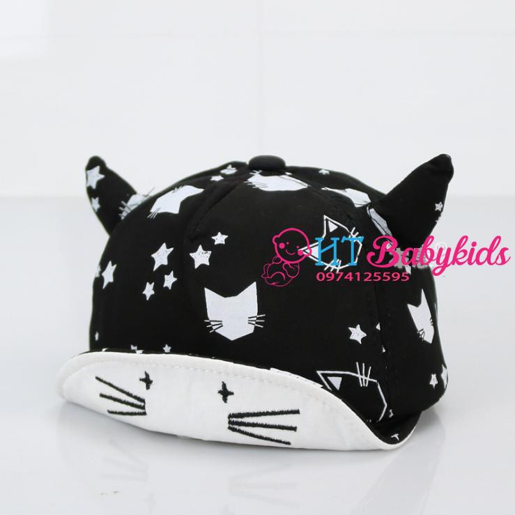 Mũ Lưỡi Trai Cho Bé Trai Bé Gái Họa Tiết Ngôi Sao Đáng Yêu