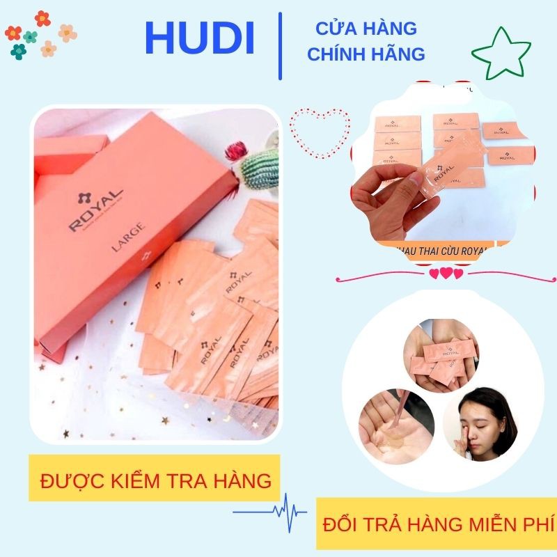 𝗦𝗲𝗿𝘂𝗺 𝗡𝗵𝗮𝘂 𝗧𝗵𝗮𝗶 𝗖𝘂̛̀𝘂 [Hudi] -  Mặt Nạ Nhau Thai Cừu Nhật Bản Royal Placenta