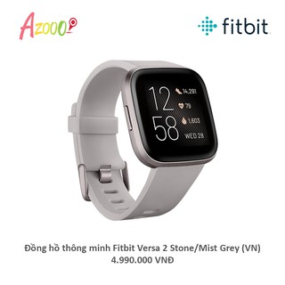 Đồng hồ thông minh Fitbit Versa 2 Stone/Mist Grey