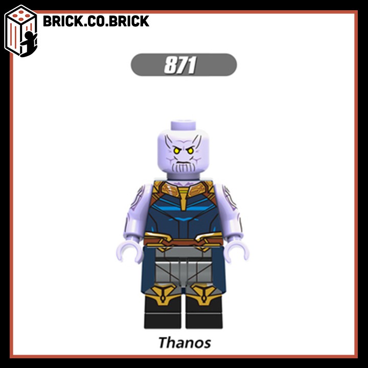 Non Lego Super Hero Đồ Chơi Lắp Ráp Mô Hình Minifigure Siêu Anh Hùng Marvels DC Thanos Collector Kraglin X0193