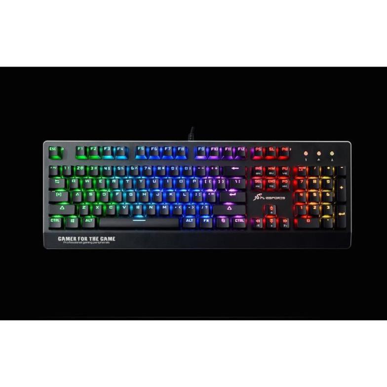 [Mã ELMSHX hoàn 8% xu đơn 500K] Bàn phím cơ Keyboard Gaming FL Esports TT104 Led
