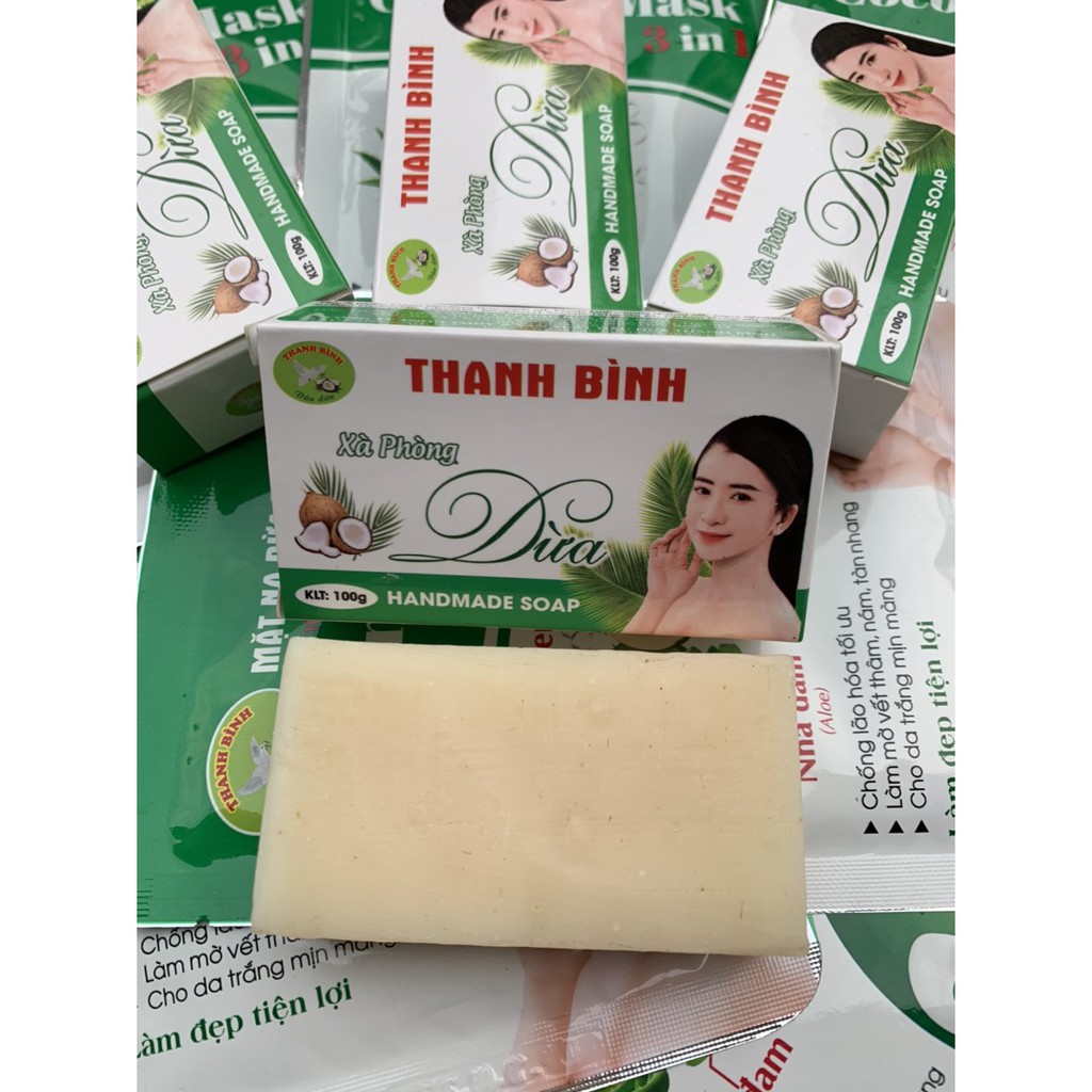 Xà Bông Dầu Dừa Thiên Nhiên 100g