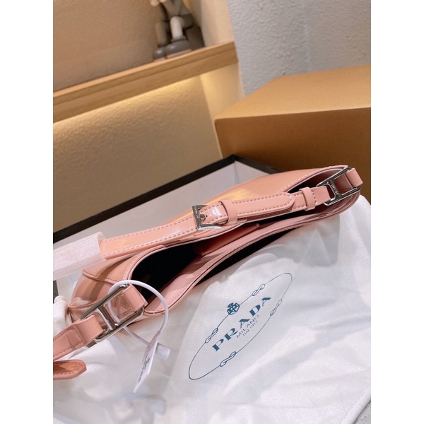 Túi xách P.R.A.D.A kẹp nách chất da thật sz 30 hàng order