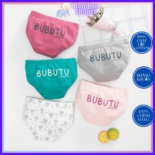 Quần lót bé gái 100% vải cotton thoáng mát, an toàn cho sức khỏe của bé(1 quần)