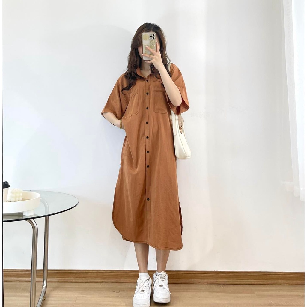Đầm suông viền chỉ nổi thời trang nữ Miho house | BigBuy360 - bigbuy360.vn