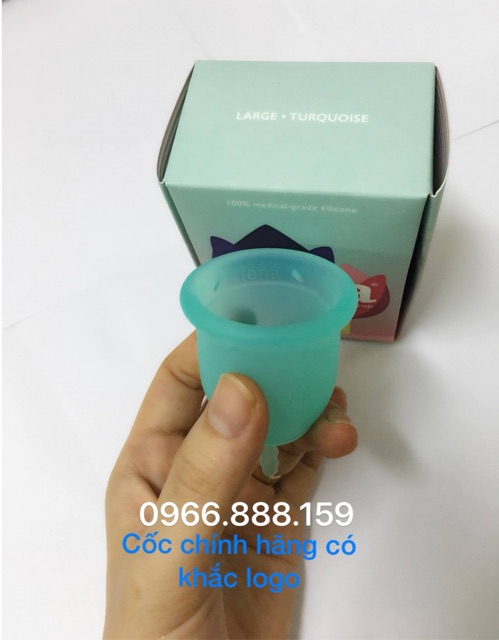 Cốc nguyệt san Lenacup  + cốc tiệt trùng + 5 viên tiệt trùng Milton to