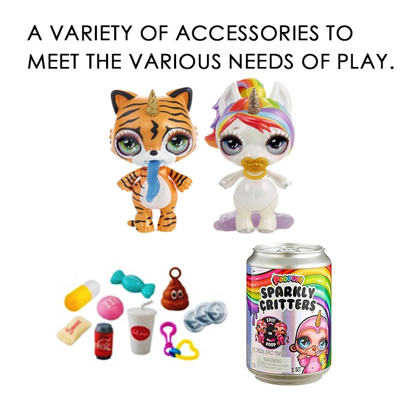 BUY 2 GET 1 FREE!!Surprise eggs Blind box Unicorn Roll-On Can Blind Box Shake Slime DIY Poopsie Sparkly Cutie kids Blind Bag Toys for Children