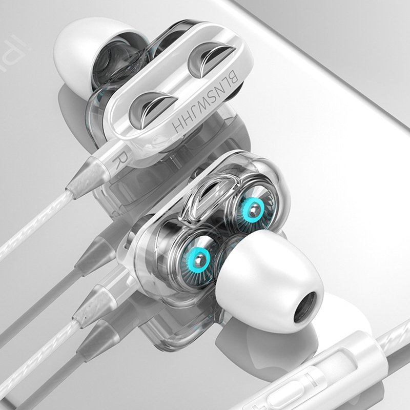 Tai Nghe Nhét Tai Cao Cấp Giắc 3.5mm Âm Thanh Hifi Có Micro Cho Điện Thoại Android Ios
