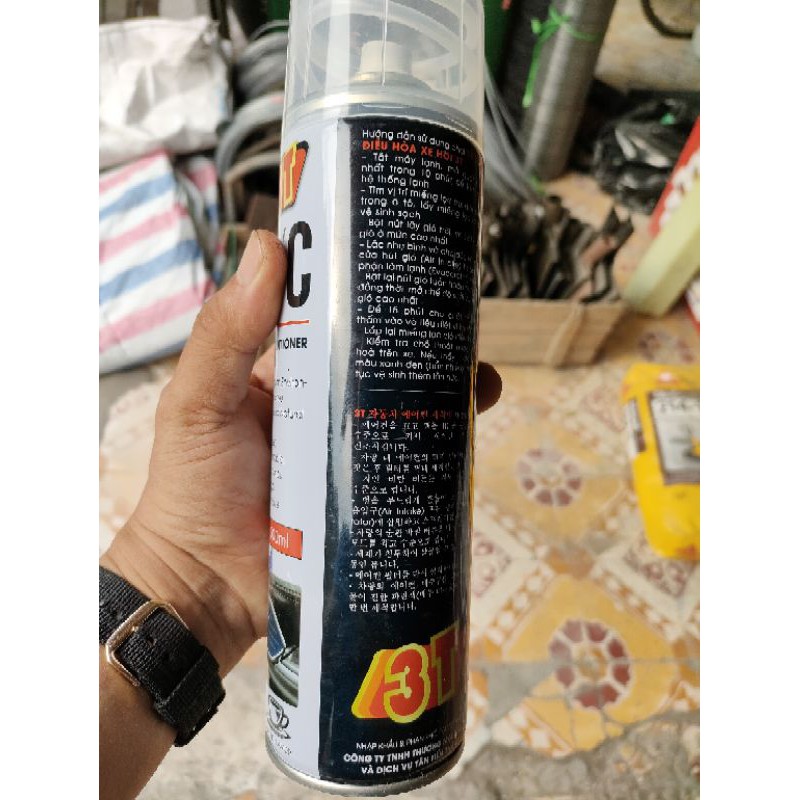 Chai sịt làm sạch điều hoà oto