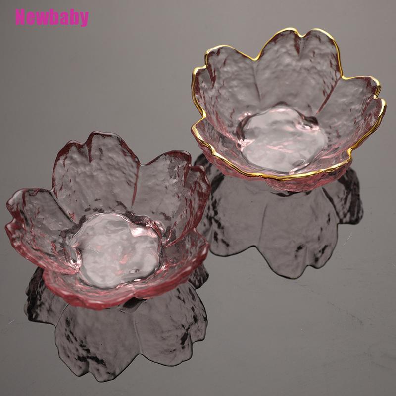 Bát Thủy Tinh Đựng Nước Chấm Hình Hoa Anh Đào Nhật Bản