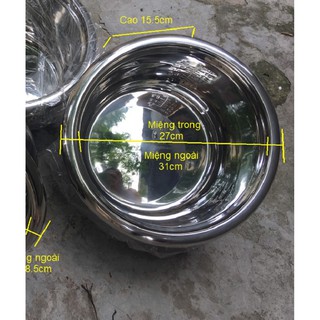 Lòng nồi cơm điện Inox 2L- 3L vung rời, ruột nồi cơm điện vung rời 2L và 3.5L inox