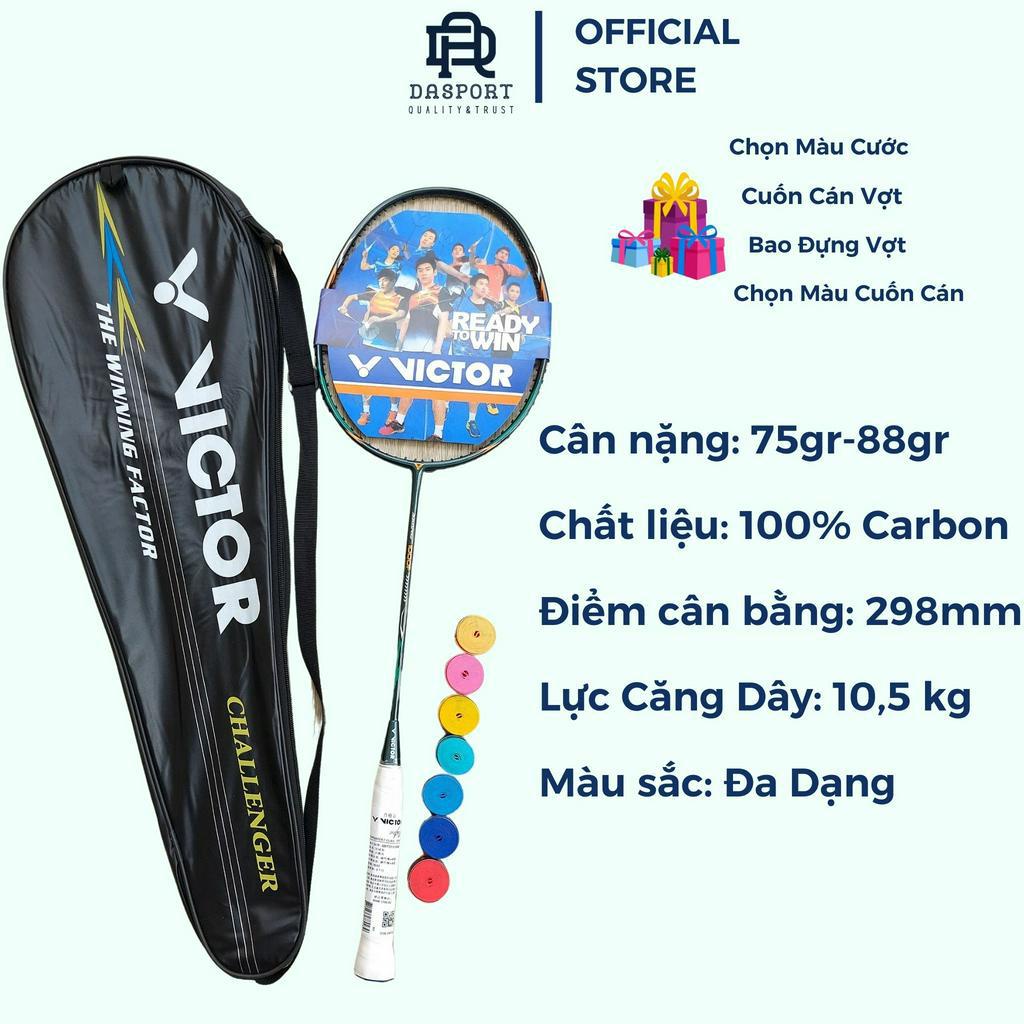 Vợt Cầu Lông Victor Căng 10,5kg + Tặng Bao, Cuốn Cán, Căng Dây Sẵn