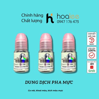 Nước pha mực Perma blend giúp mực bám nhanh , màu bong đậm hơn