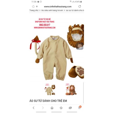 Đồ hóa trang con sư tử