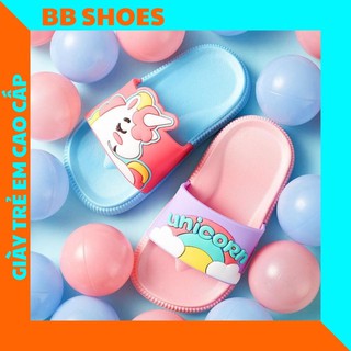 Dép Trẻ Em Mùa Hè Quai Ngang Hoạt Hình Con Kỳ Lân UNICORN Siêu Dễ Thương Cho bé Trai Và Bé Gái D01 Êm Chân, Chống Trượt