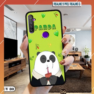 Ốp Realme 5 Pro/ 6i/ Q - lưng nhám viền dẻo ngộ nghĩnh