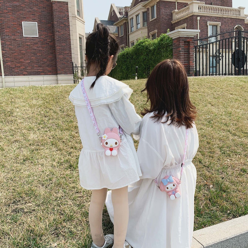 Hàng Mới Về Mới Túi Đeo Chéo Mini Bằng Silicon Họa Tiết Hoạt Hình Phong Cách Phương Tây Dễ Thương Cho