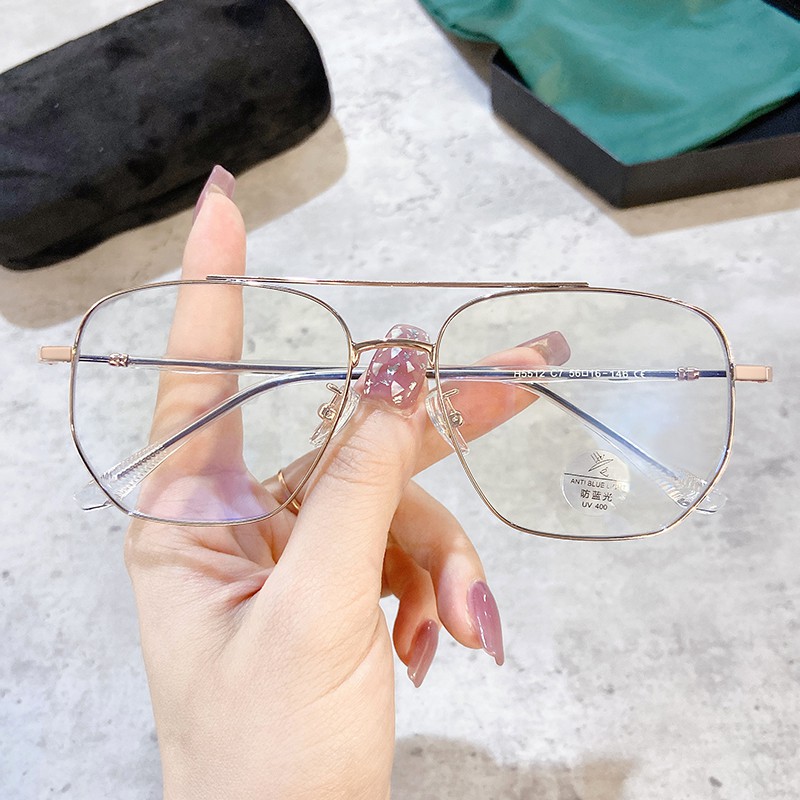 Mắt Kính Thời Trang Chống Ánh Sáng Xanh Phong Cách Retro Cho Nam Và Nữ Jz5512 | BigBuy360 - bigbuy360.vn