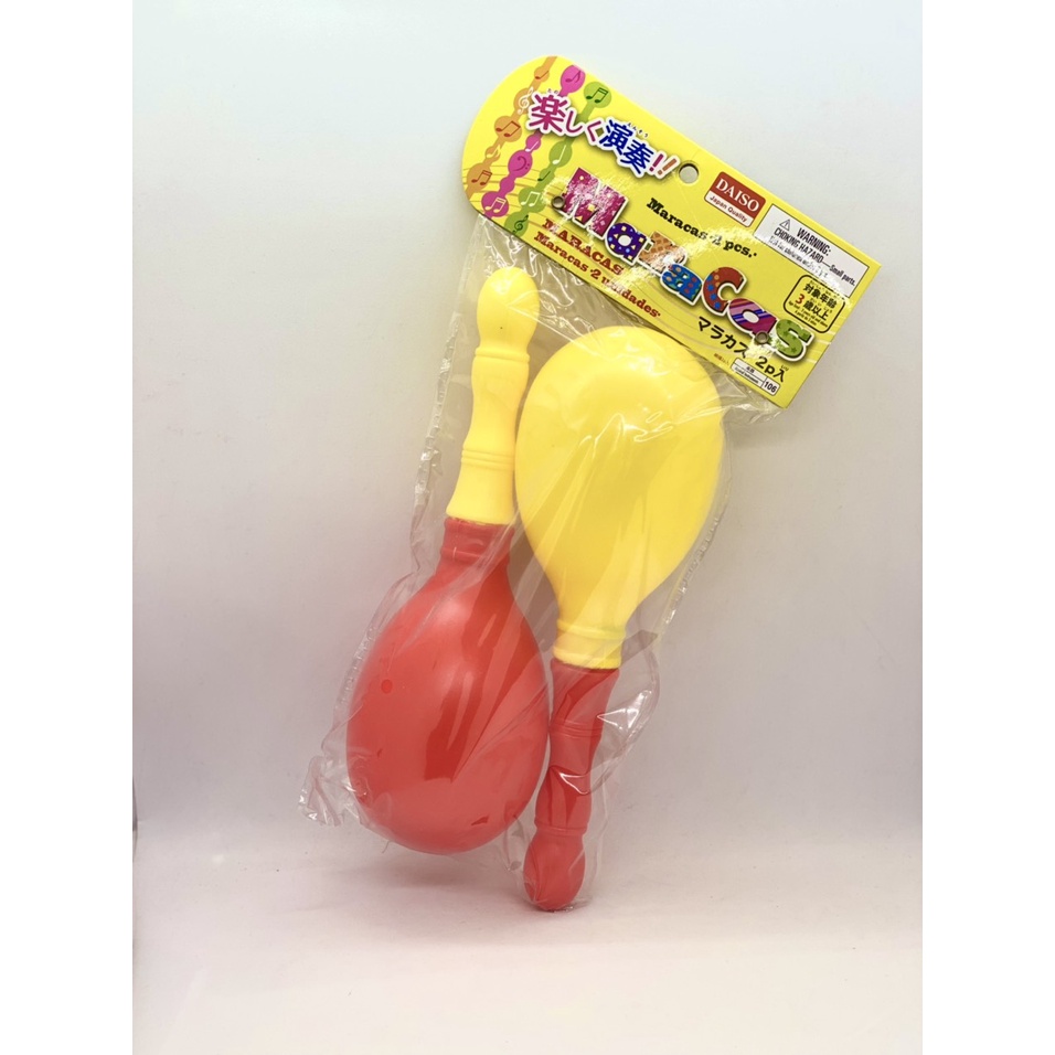 Daiso Đồ Chơi Bộ 2 cái Maracas