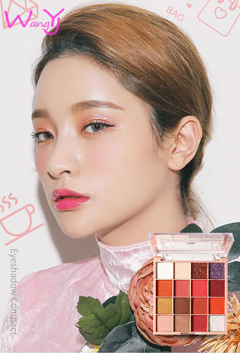 [Hàng mới về] Bảng Phấn Mắt 16 Màu Nhũ Ánh Ngọc Trai Lấp Lánh | BigBuy360 - bigbuy360.vn