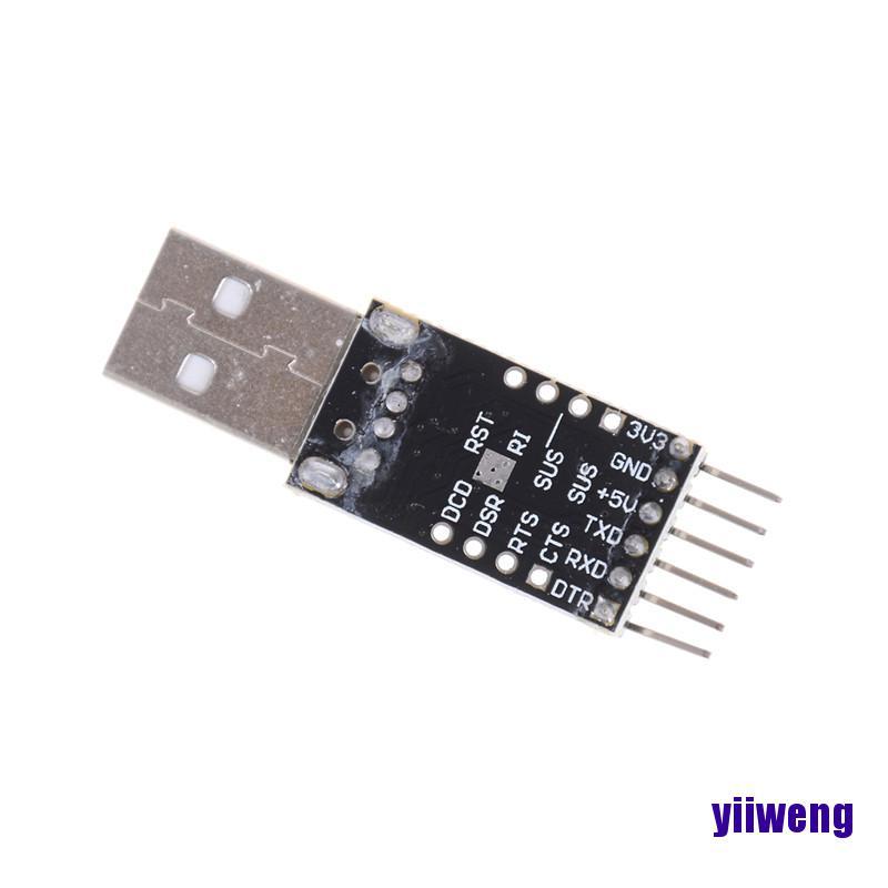 Mô Đun Chuyển Đổi Usb 2.0 Sang Ttl Uart 6pin Cp2102 + Dây Cáp