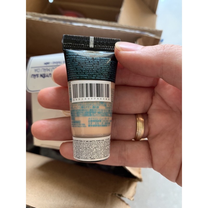 Kem nền Fit Me Matte Poreless Maybelline New York [SIÊU HOT]Tuýp 5ml, độ che phủ cao | BigBuy360 - bigbuy360.vn