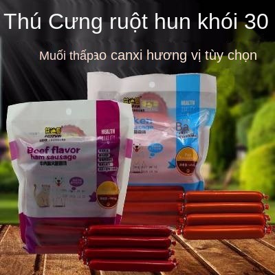 Pet Snack Gà Hương Ham Xúc xích Teddy Gold Drum Dog Cat Xúc xích Puppy Puppy thành chó thịt