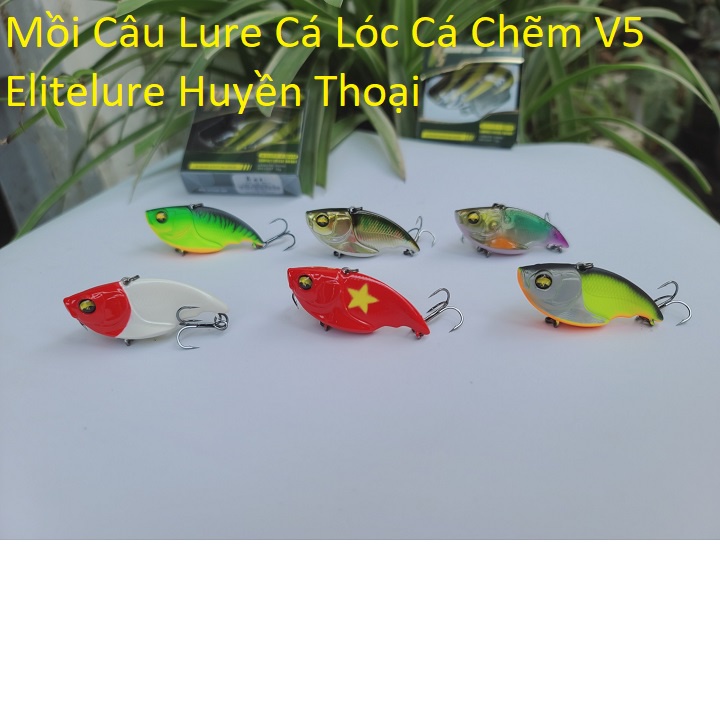 Mồi Câu Lure Cá Lóc Cá Chẽm V5 Elitelure Huyền Thoại