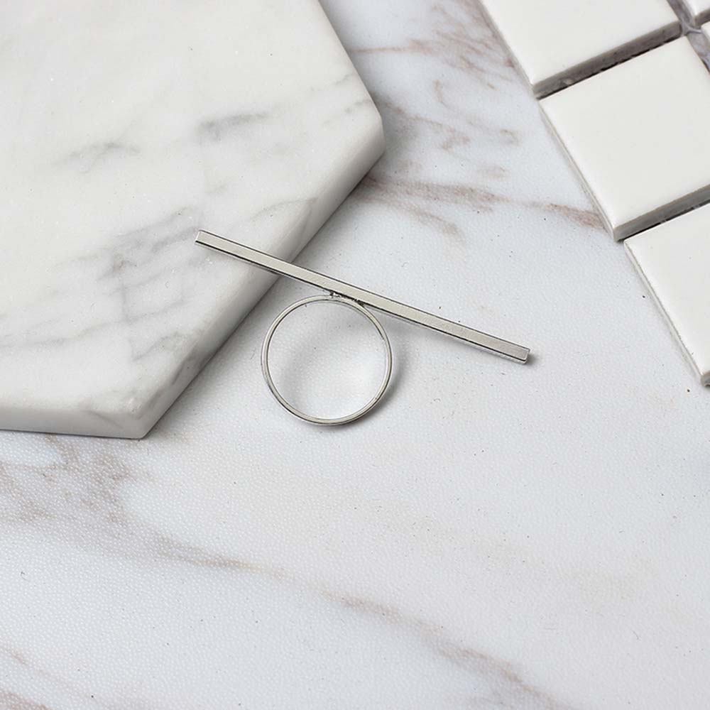 Nhẫn Đeo Tay Kim Loại Thời Trang Hàn Quốc Cho Nữ