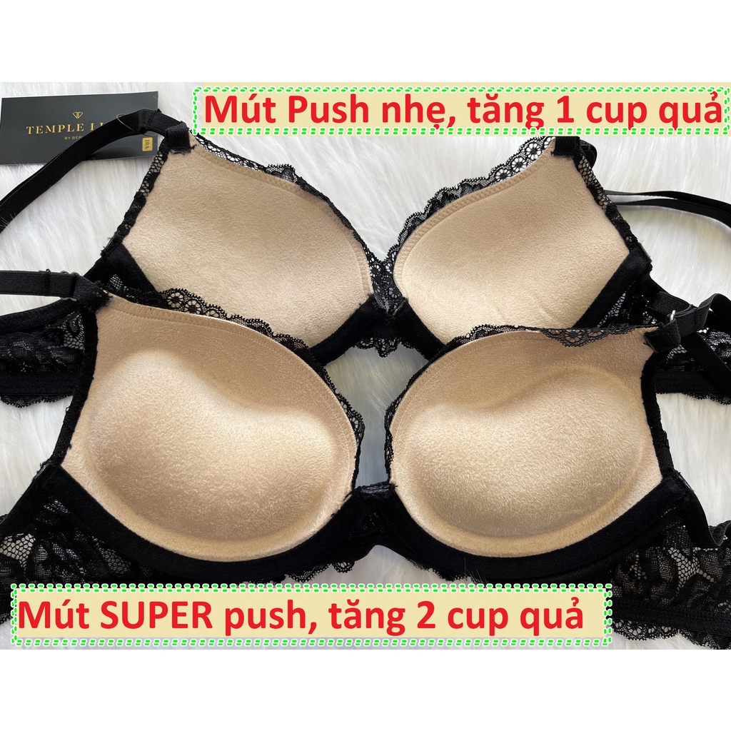Áo Temple Lux xuất Úc 32A 32D 34CD 36D ren SUPER PUSH