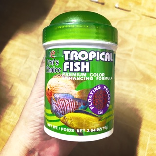 CÁM CÁ ALI TROPICAL FISH 75gr (hạt ~ 3mm)