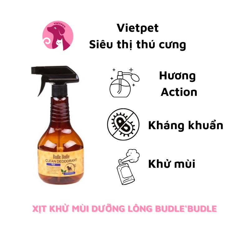 Xịt khử mùi dưỡng lông Budle'Budle Hàn Quốc