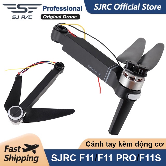 Bộ cánh tay và động cơ kèm cánh dành cho Flycam Sjrc F11. F11 Pro. F11 4K Pro - Chính hãng | WebRaoVat - webraovat.net.vn