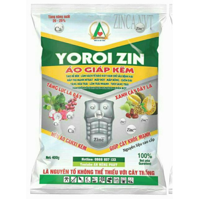 Phân bón vi lượng - Áo giáp kẽm Canxi