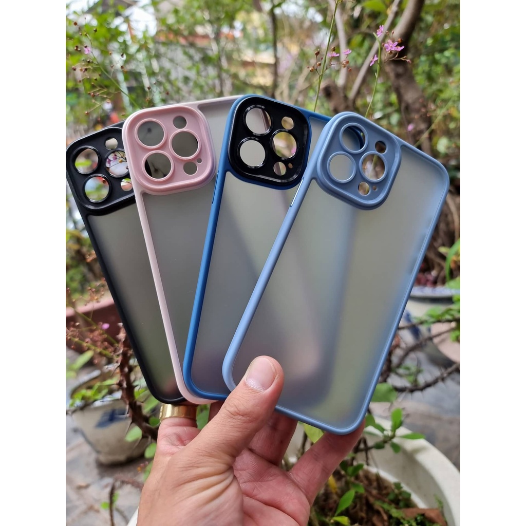 Ốp lưng hãng Rock nhám bảo vệ camera cho iPhone 13, 13 Pro, 13 Pro Max chống vân tay