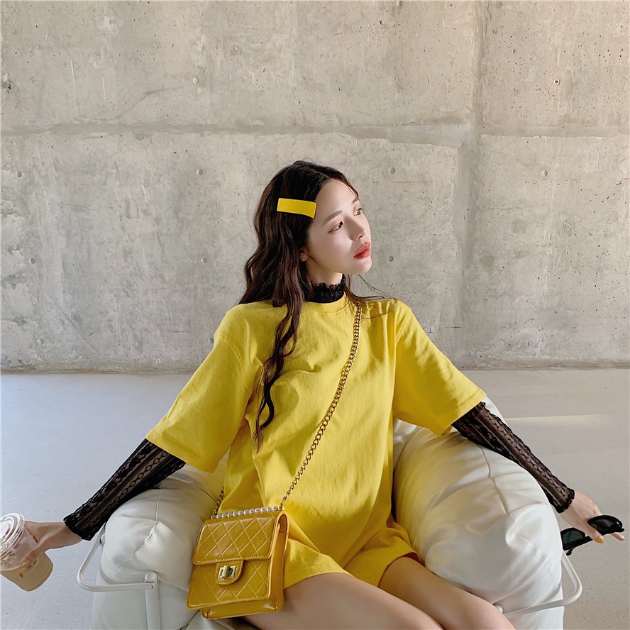 ÁO THUN NỮ TAY LƯỚI REN ULZZANG - NEW ARRIVAL 2019