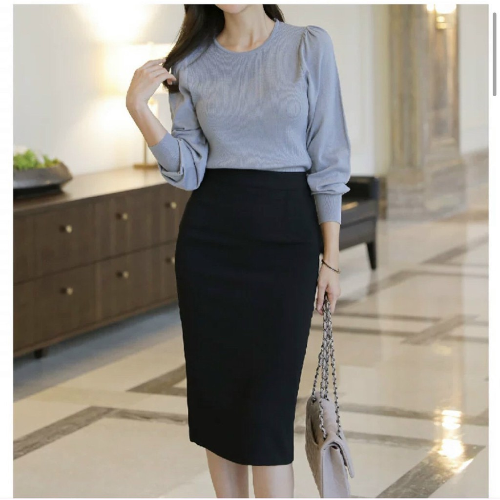 Chân váy bút chì qua gối | BigBuy360 - bigbuy360.vn