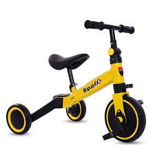 [Mẫu Mới] Xe đạp thăng bằng kiêm chòi chân 3in1 cho bé,  1- 4 Tuổi - Chính Hãng HAPPY BABY