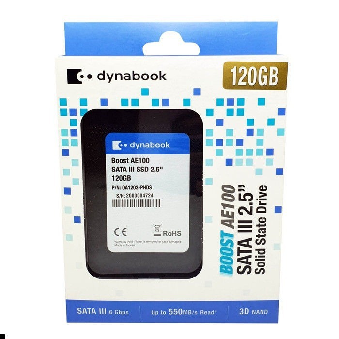 Bộ Vi Mạch Điện Tử Ssd 120gb Dynabook Boost Ae100 Sata Iii 2.5 Inch 6gbps (Oa1203-Phds) | BigBuy360 - bigbuy360.vn
