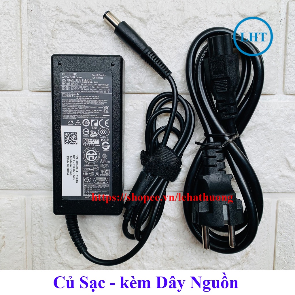 [SẠC ZIN] Sạc Laptop Dell N4110/ N4010/ 1440/ 2421/ 2420/ 3450/ N4050/ 3521 Output 19.5V – 3.34A – 65W