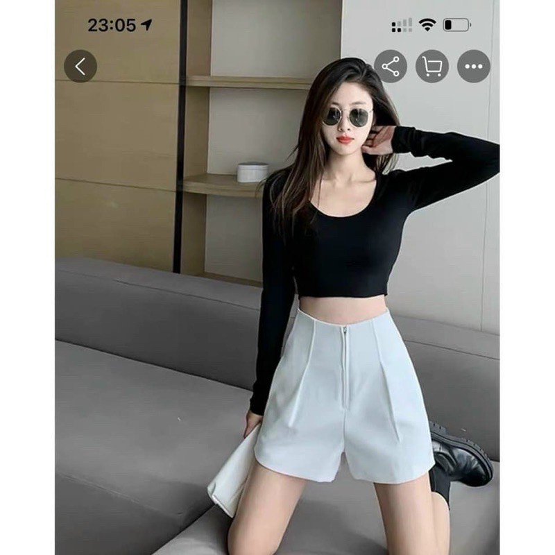 [SIÊU HOT] Quần Short Cạp Cao, Quần Đùi Cạp Khoá Đẹp M622