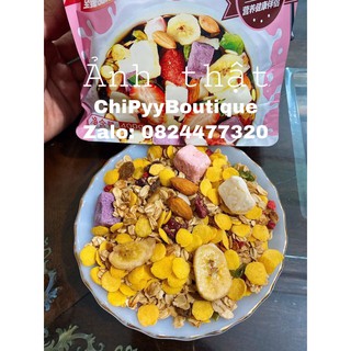 [ Ảnh Thật + Hàng Sẵn ] Ngũ Cốc Sữa Chua Mix Hoa Quả Nội Địa Túi 400G-Thực Phẩm Hỗ Trợ Tăng / Giảm Cân Siêu Ngon & Dễ Ăn