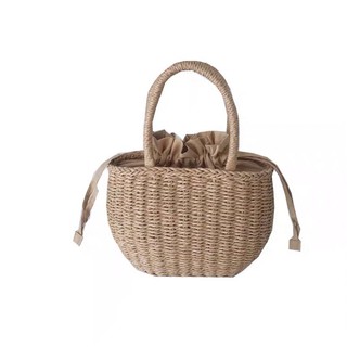 Túi cói vintage có ảnh thật khách mua