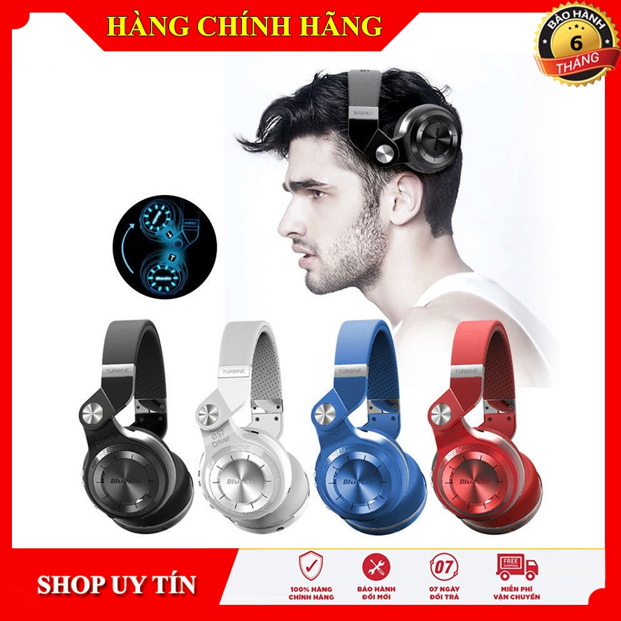 Tai nghe nhạc Bluetooth 4.1 Bluedio T2+