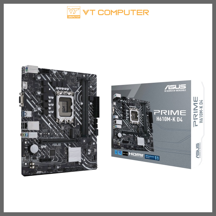 Bo Mạch Chủ Asus H610M / Socket 1700 / Bảo Hành 36 Tháng